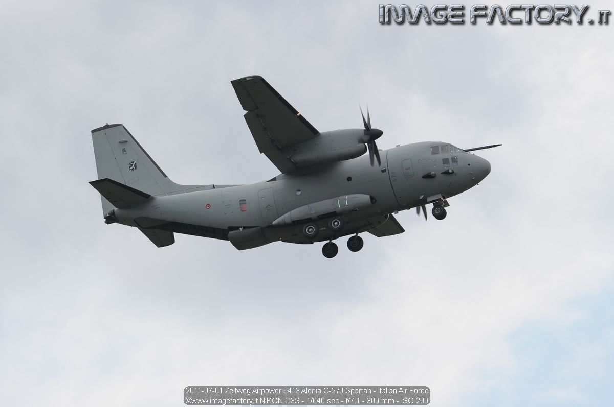 2011-07-01 Zeltweg Airpower 6413 Alenia C-27J Spartan - Italian Air Force